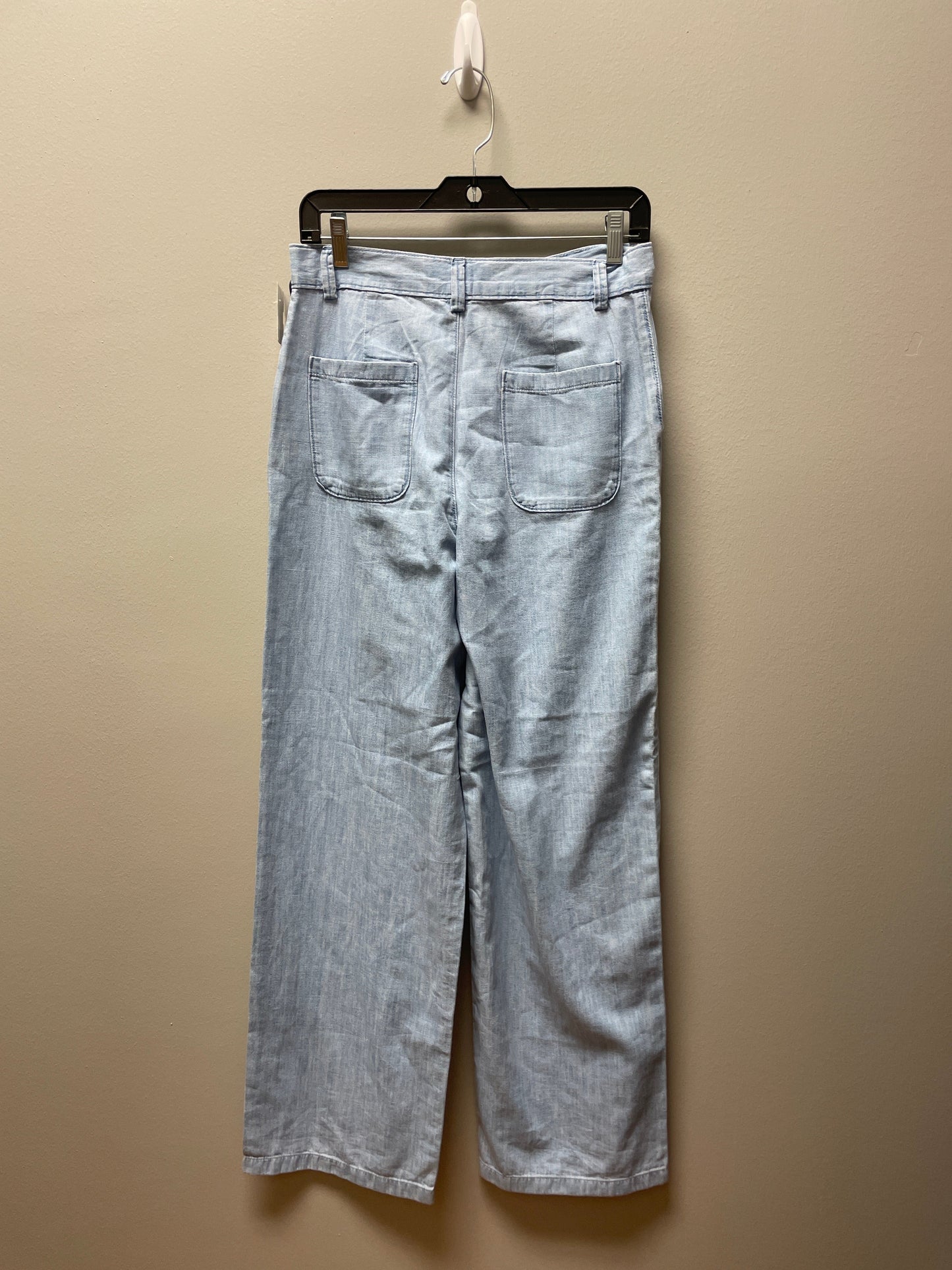 Pants Wide Leg By Zara In Blue, Size: 0