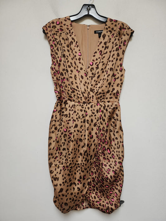 Dress Casual Short By Express In Animal Print, Size: S