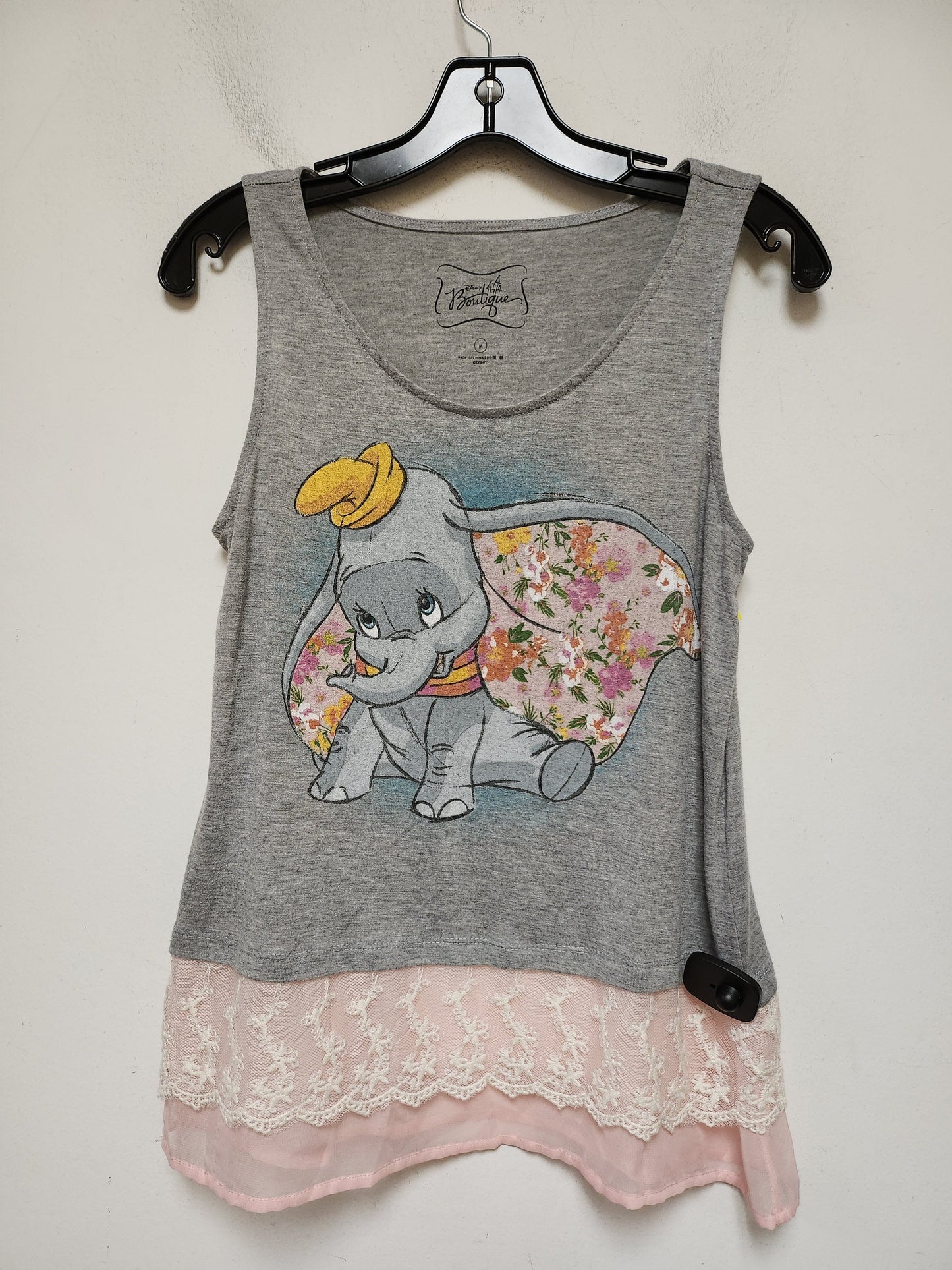 Top Sleeveless Basic By Disney Store In Grey, Size: M