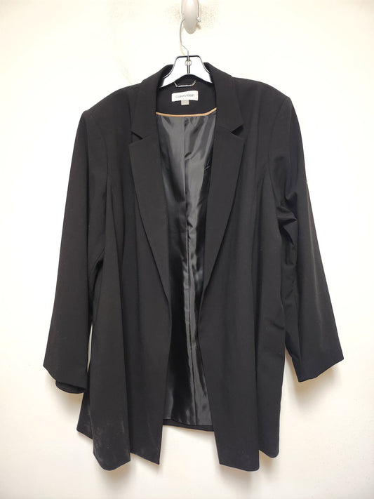 Blazer By Calvin Klein In Black, Size: 3x