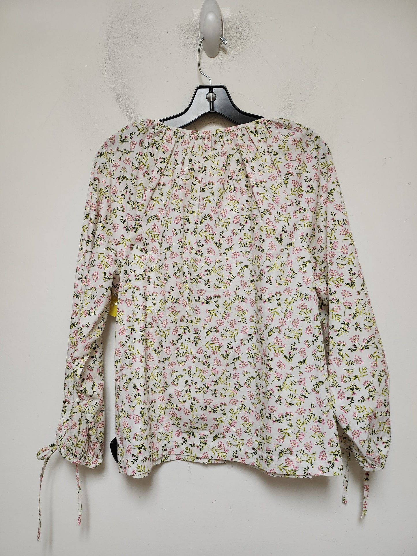 Top Long Sleeve By J. Crew In Floral Print, Size: M