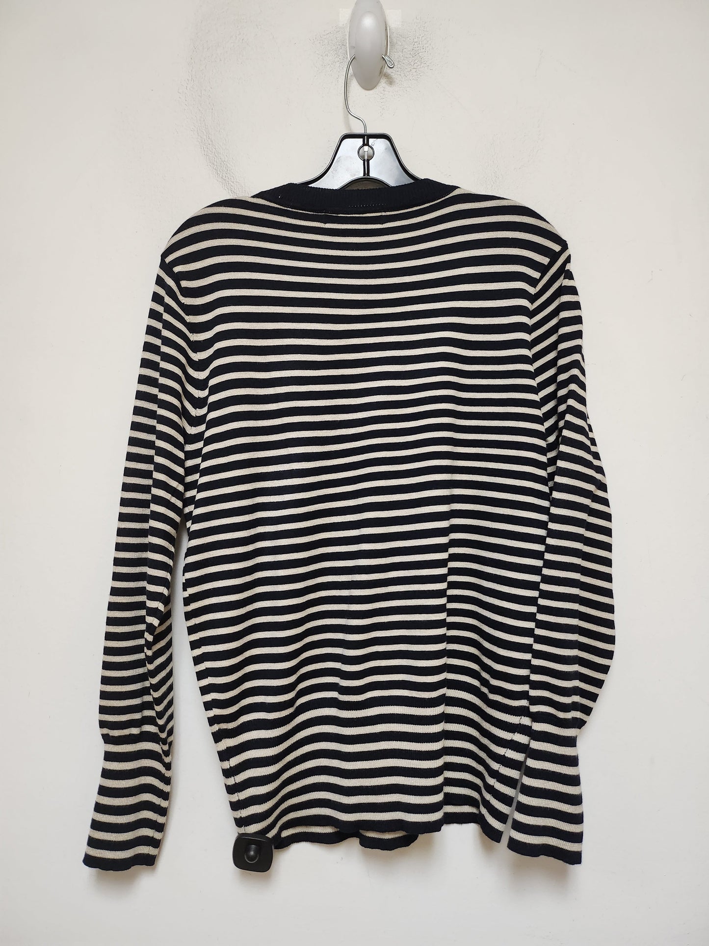 Sweater By Philosophy In Striped Pattern, Size: L