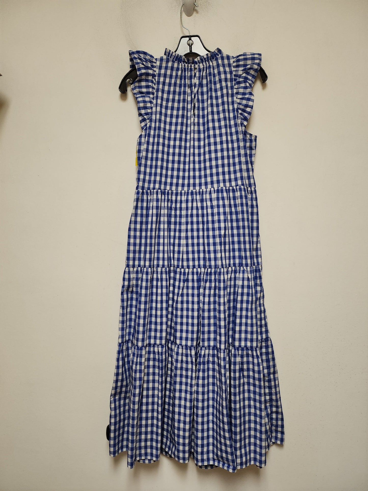 Dress Casual Maxi By J. Crew In Checkered Pattern, Size: Xxs