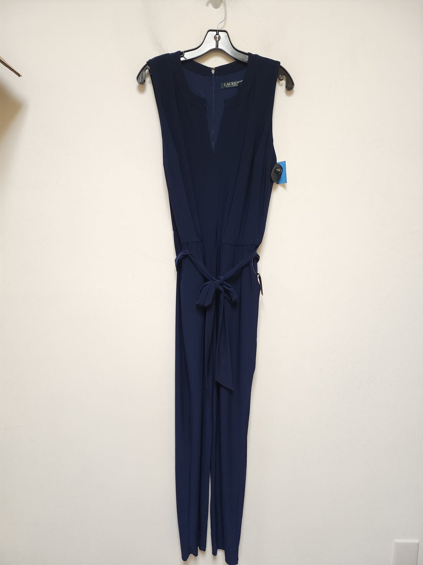 Jumpsuit By Lauren By Ralph Lauren In Blue, Size: L