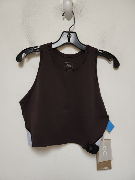 Athletic Tank Top By Clothes Mentor In Brown, Size: M