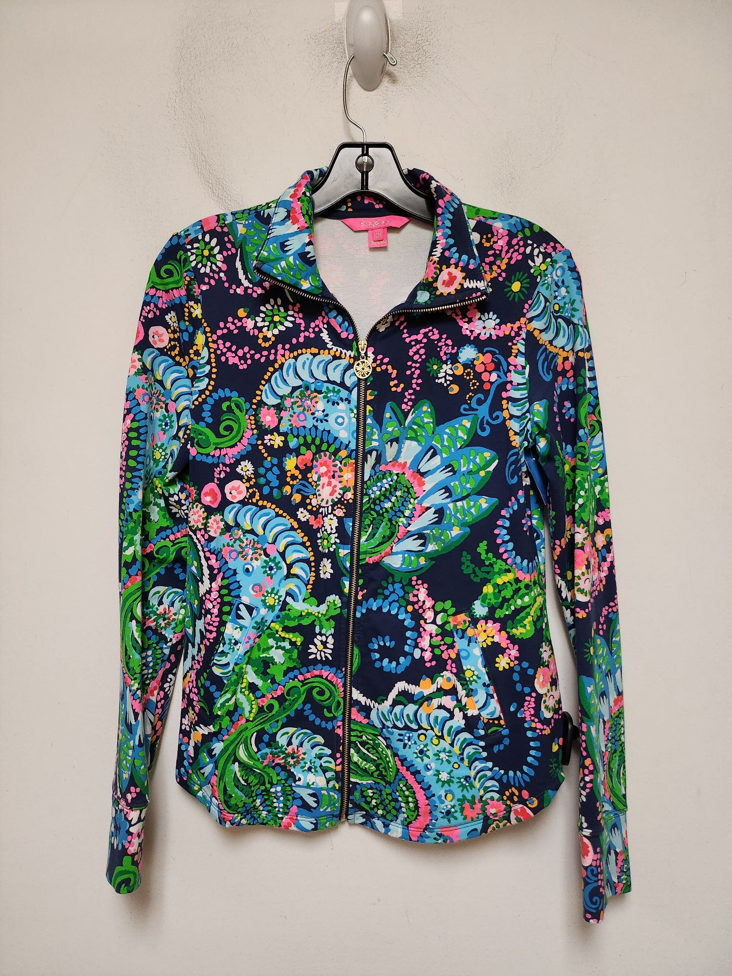 Top Long Sleeve Designer By Lilly Pulitzer In Floral Print, Size: Xxs