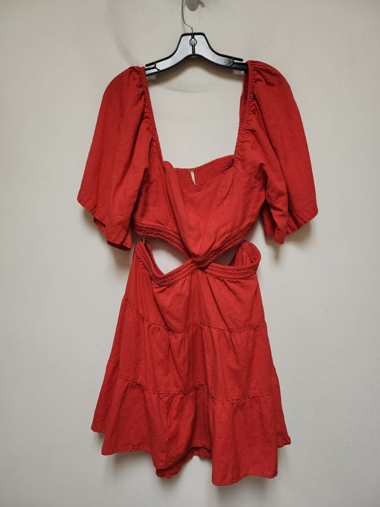 Dress Casual Short By Free People In Red, Size: Xl