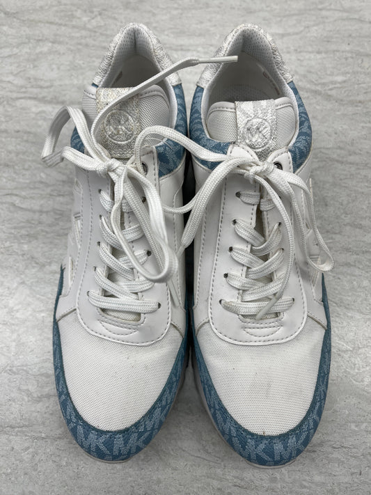 Shoes Sneakers By Michael By Michael Kors In Blue & White, Size: 10