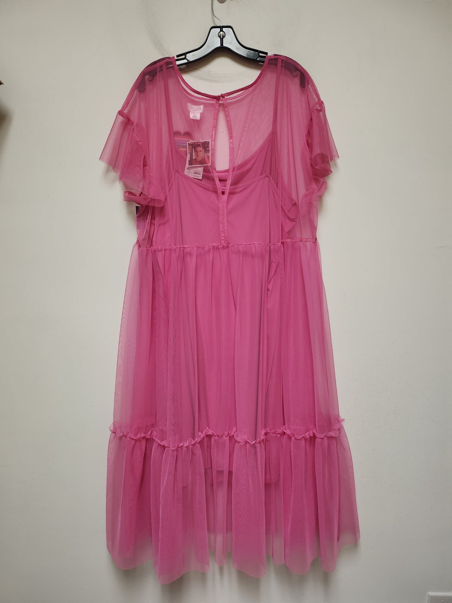 Dress Casual Maxi By Target In Pink, Size: 2x