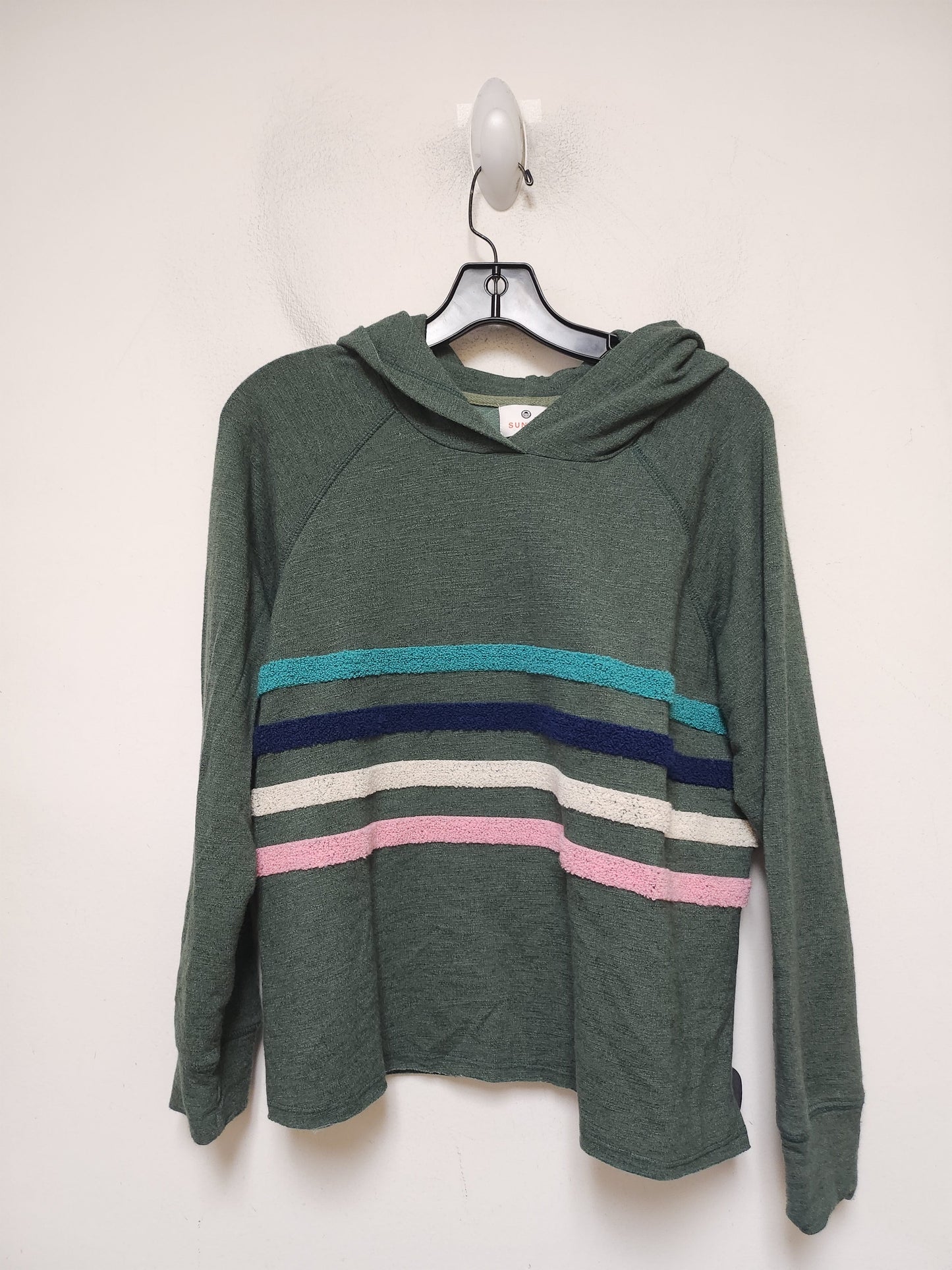 Top Long Sleeve By Sundry In Green, Size: S