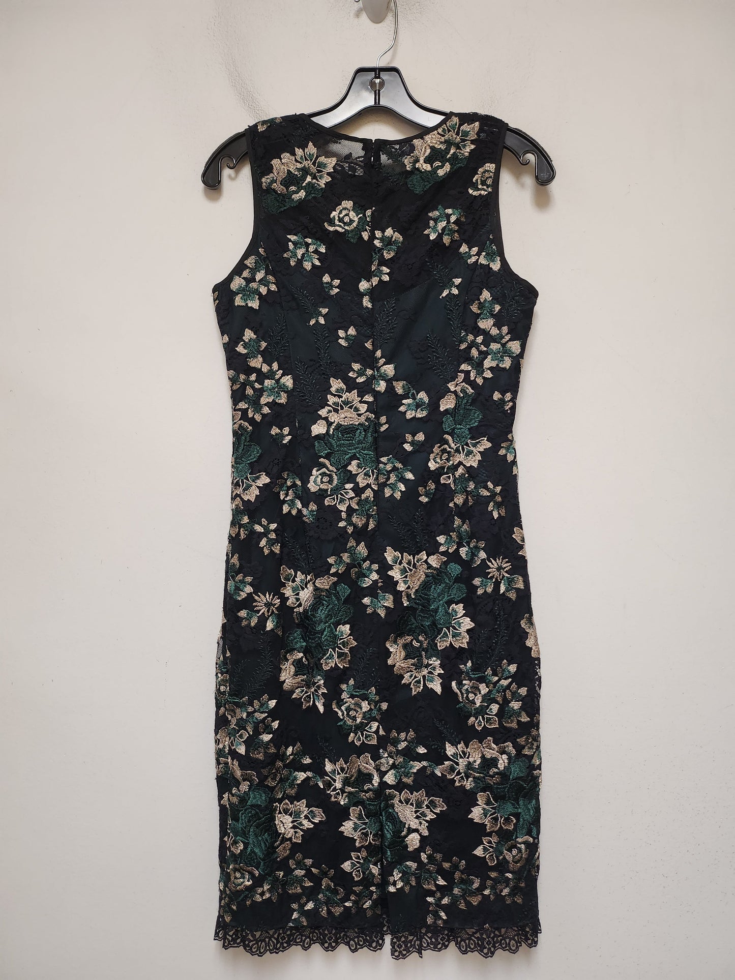 Dress Party Midi By White House Black Market In Floral Print, Size: Xs