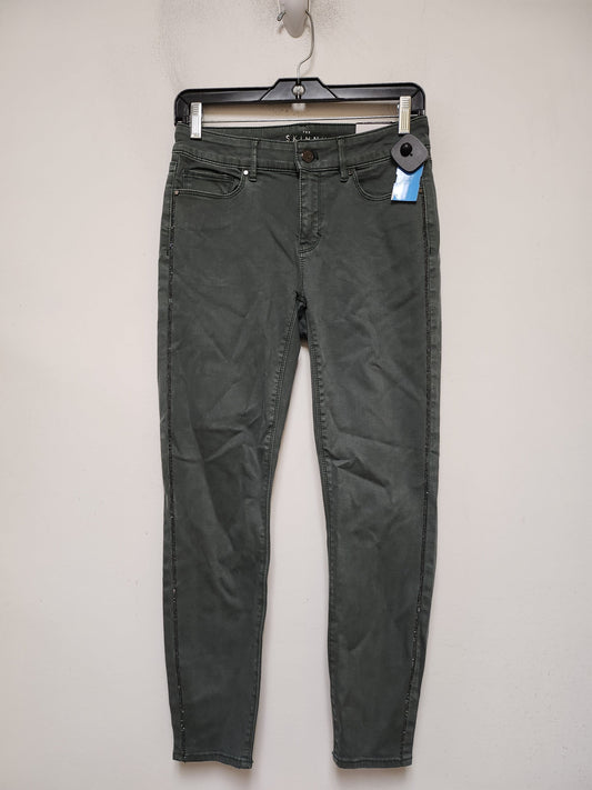 Jeans Skinny By White House Black Market In Green Denim, Size: 2