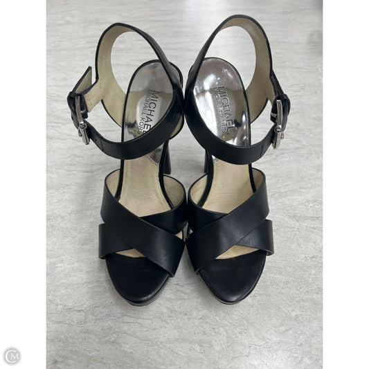 Sandals Heels Stiletto By Michael By Michael Kors In Black, Size: 7