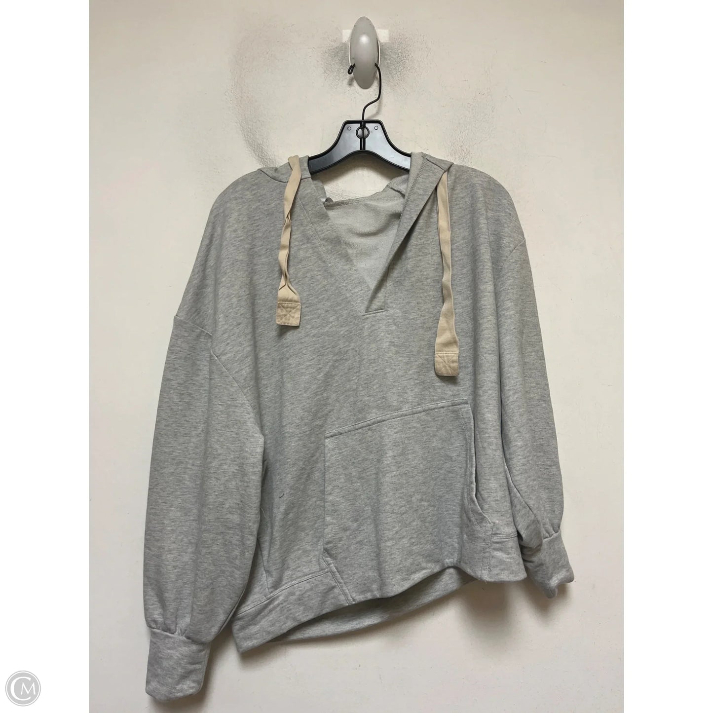 Sweatshirt Hoodie By Fabletics In Grey, Size: Xs