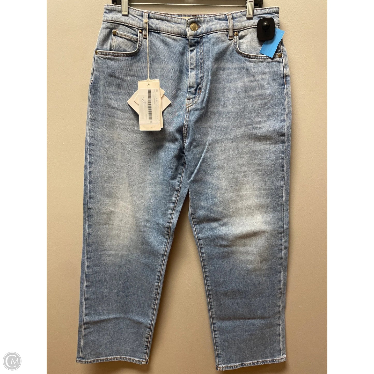 Jeans Designer By Max Mara In Blue Denim, Size: 16