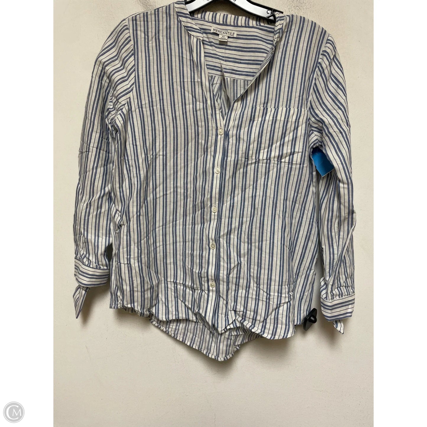 Top Long Sleeve By J. Crew In Striped Pattern, Size: Xs