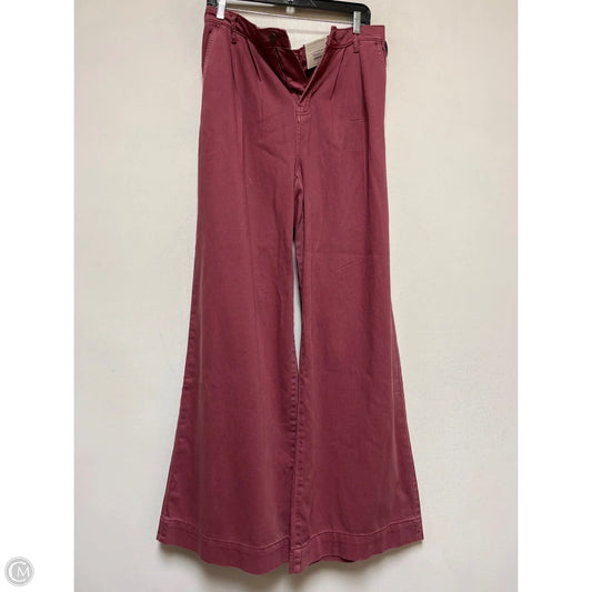 Jeans Wide Leg By Ana In Red Denim, Size: 10