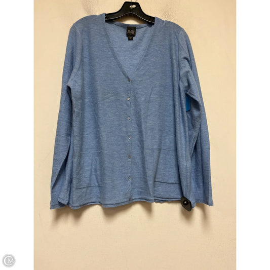 Top Long Sleeve By Eileen Fisher In Blue, Size: Xl