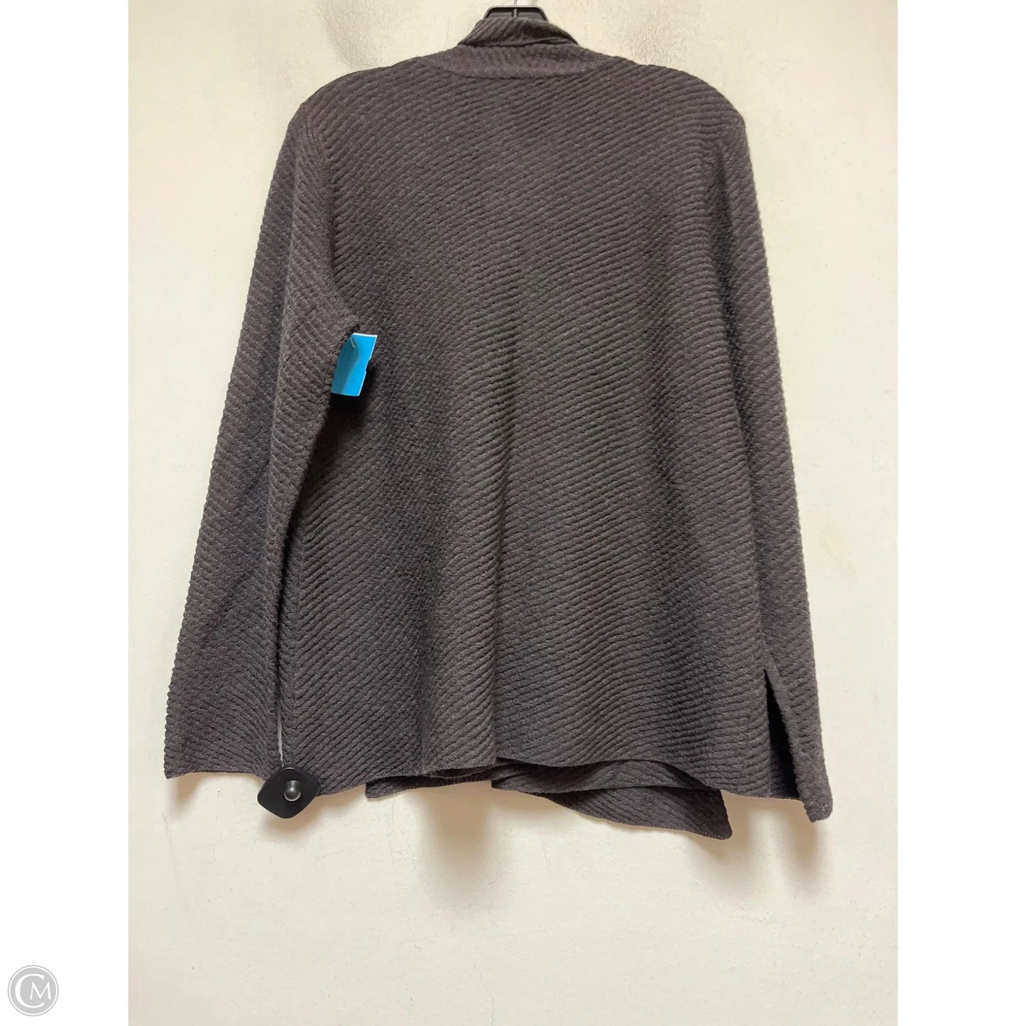 Blazer By Eileen Fisher In Grey, Size: L