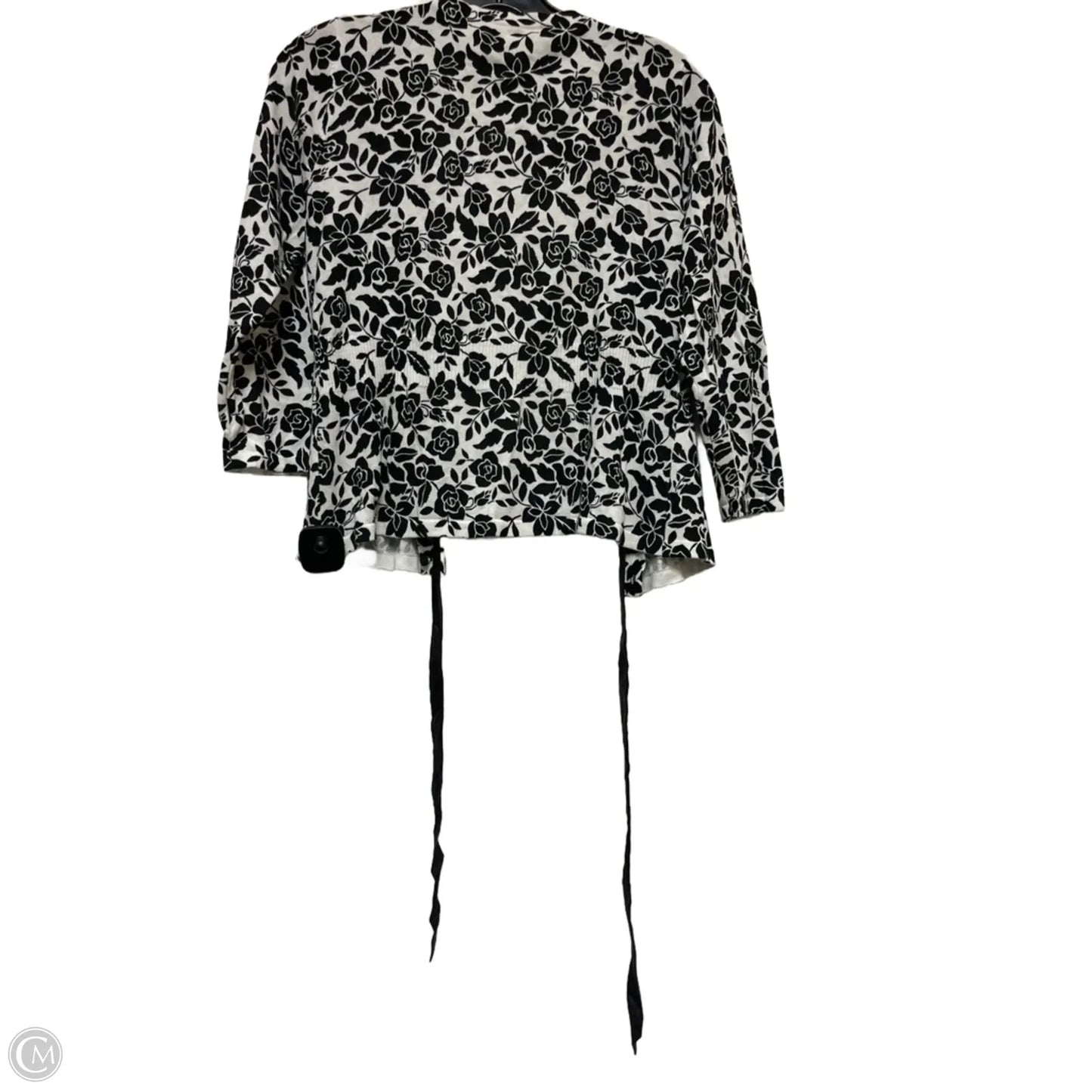 Cardigan By White House Black Market In Black & White, Size: M