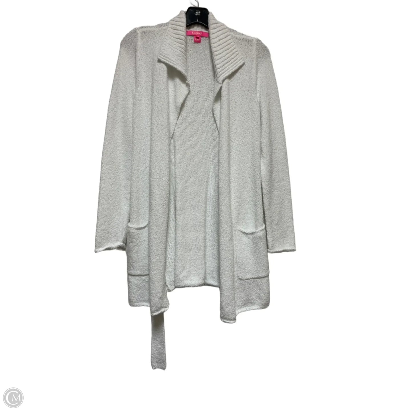 Sweater Cardigan Designer By Lilly Pulitzer In White, Size: Xs