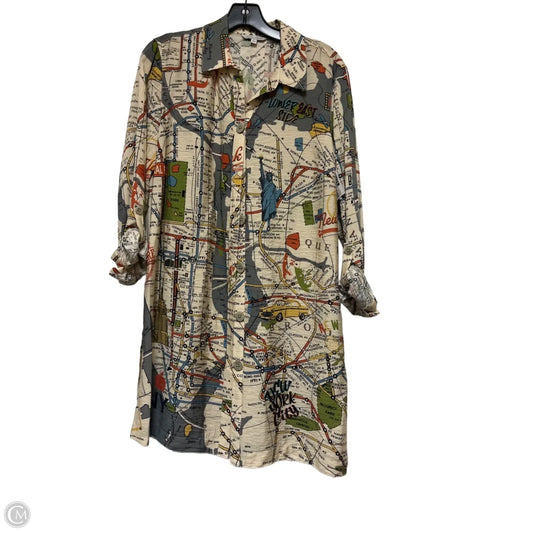 Dress Casual Short By John Mark In Multi-colored, Size: S