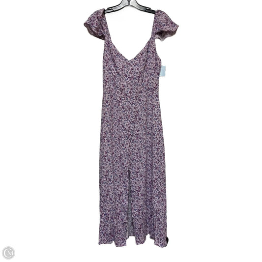 Dress Casual Midi By Reformation In Floral Print, Size: M