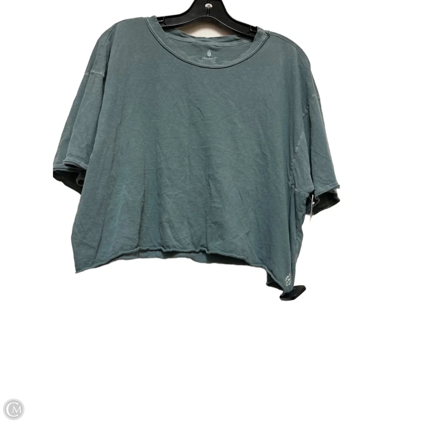 Athletic Top Short Sleeve By Free People In Green, Size: M