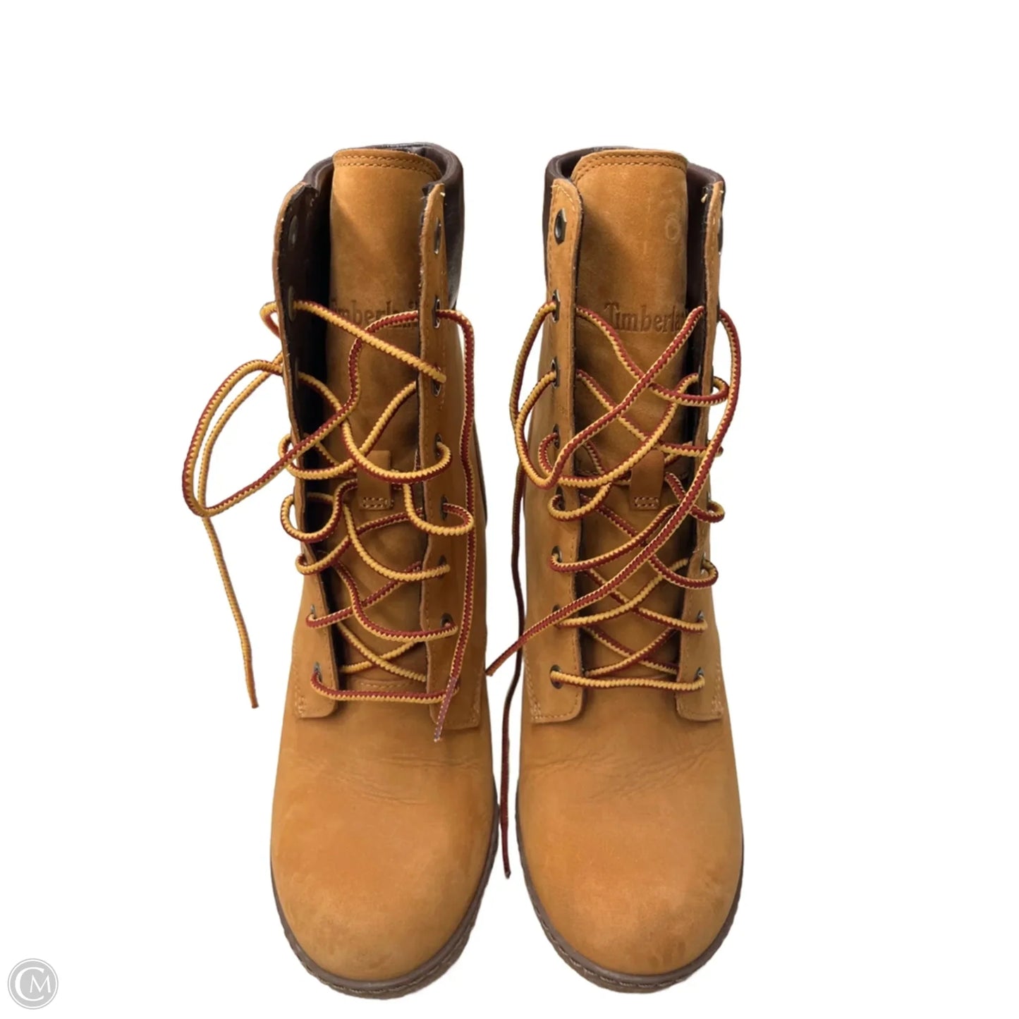 Boots Ankle Heels By Timberland In Brown, Size: 6