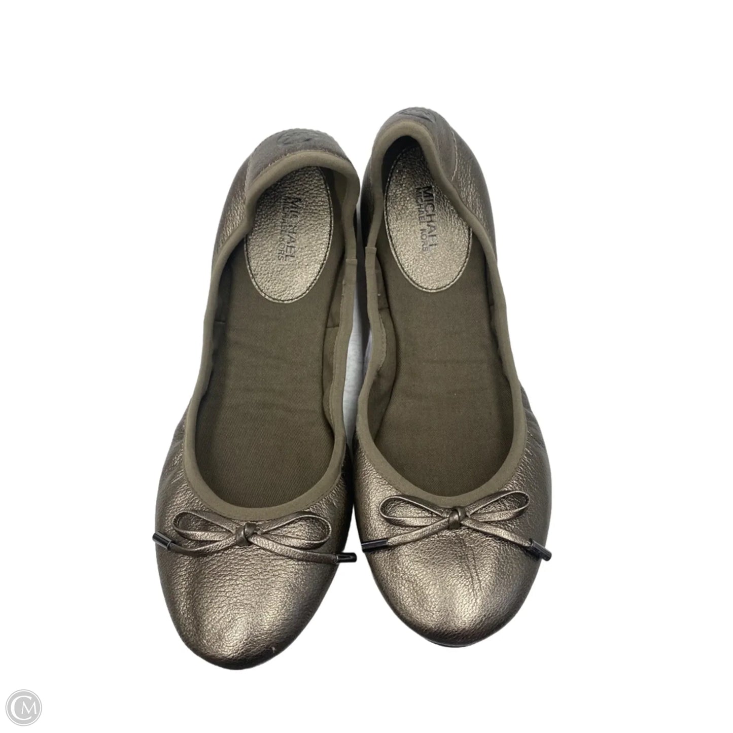 Shoes Flats By Michael By Michael Kors In Bronze, Size: 9