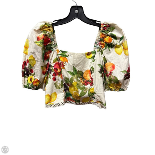 Top Short Sleeve By Antonio Melani In Multi-colored, Size: S