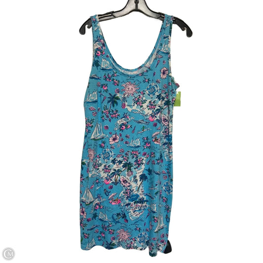 Dress Designer By Lilly Pulitzer In Blue & Pink, Size: S