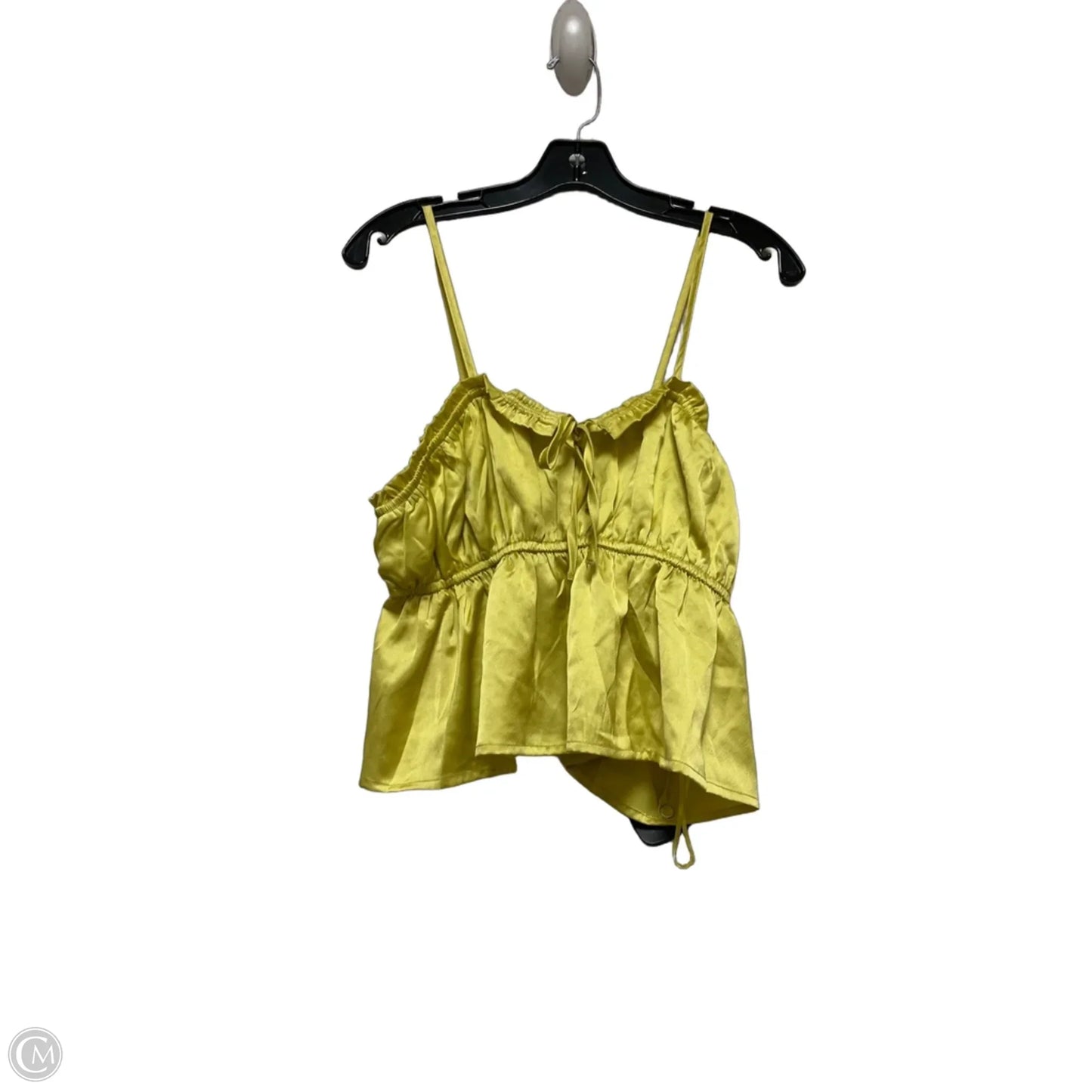 Top Sleeveless By Japna In Yellow, Size: L