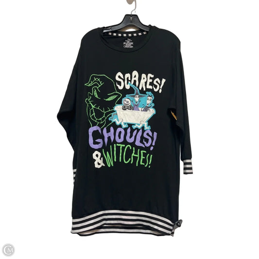 Nightgown By Disney In Black, Size: S