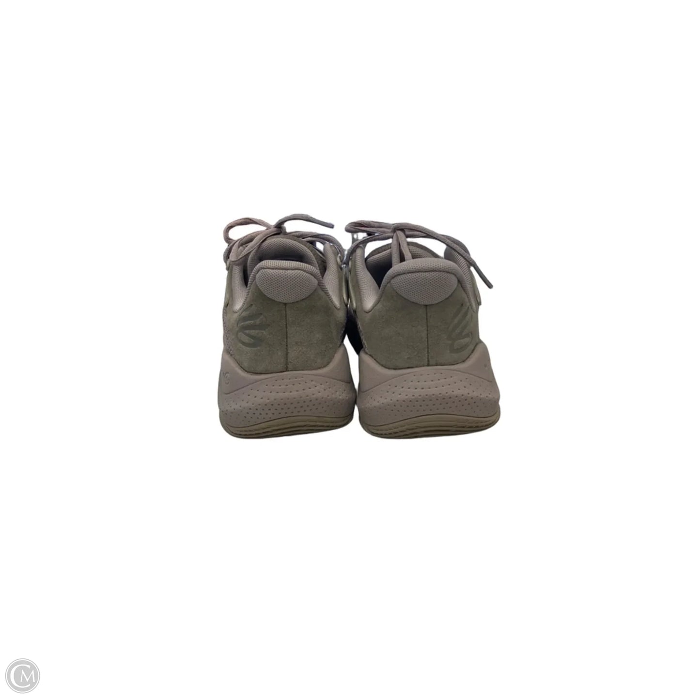 Shoes Athletic By Under Armour In Grey & Tan, Size: 9