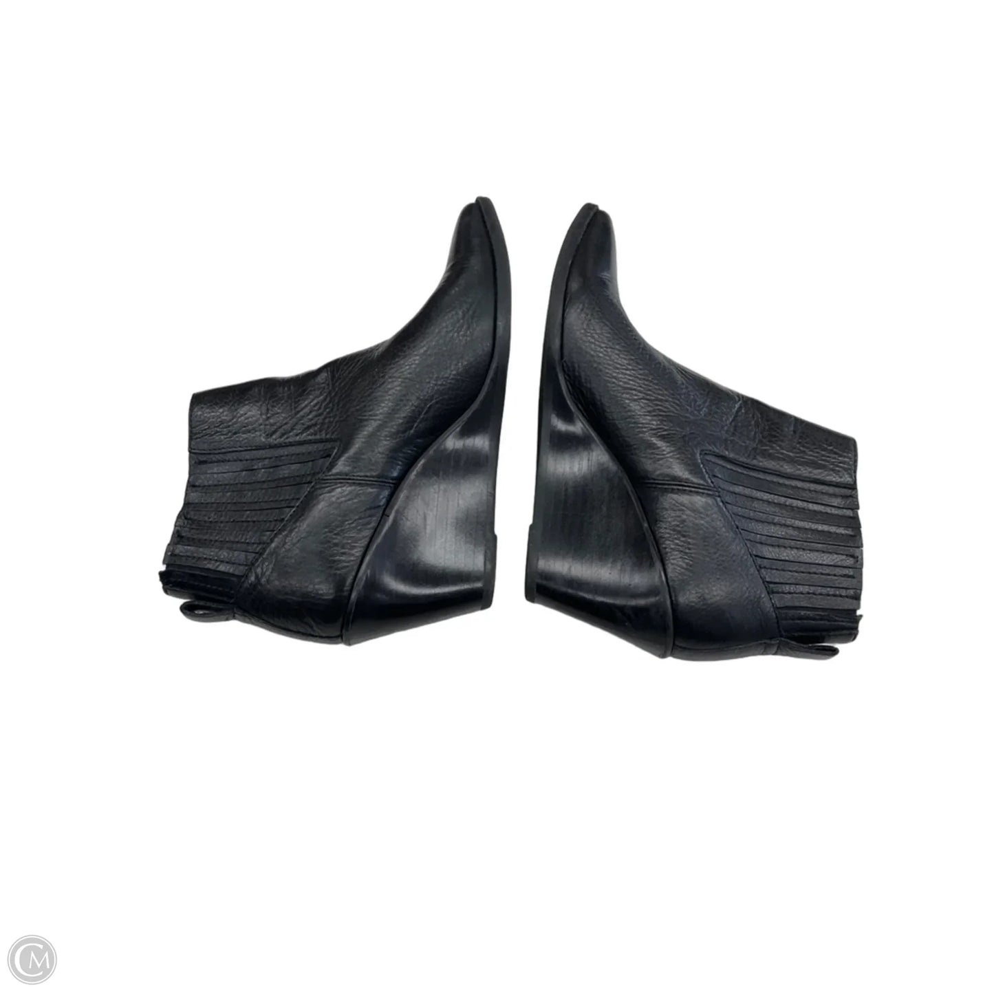 Boots Ankle Heels By Calvin Klein In Black, Size: 7.5