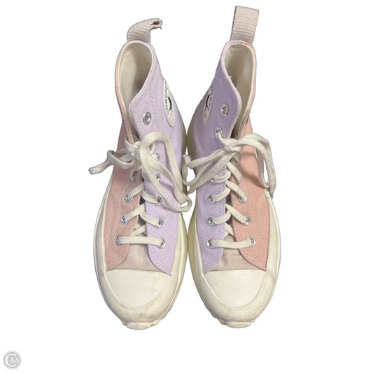 Shoes Sneakers By Converse In Pink & Purple, Size: 7.5