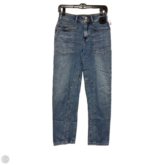 Jeans Straight By Pilcro In Blue Denim, Size: 4