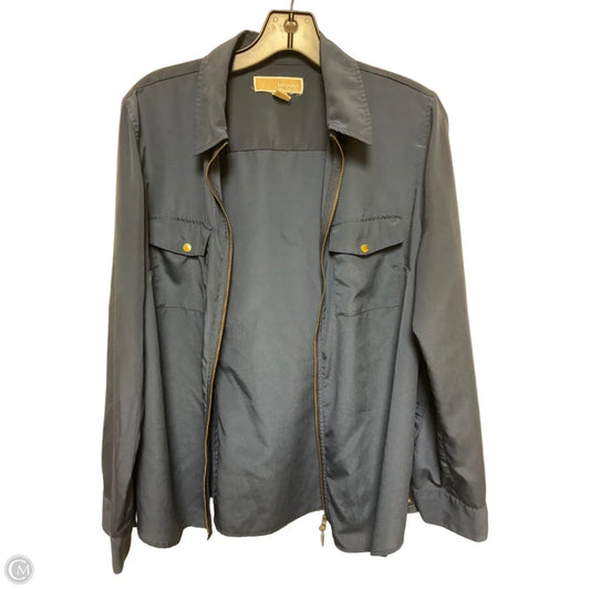 Top Long Sleeve By Michael By Michael Kors In Blue, Size: L