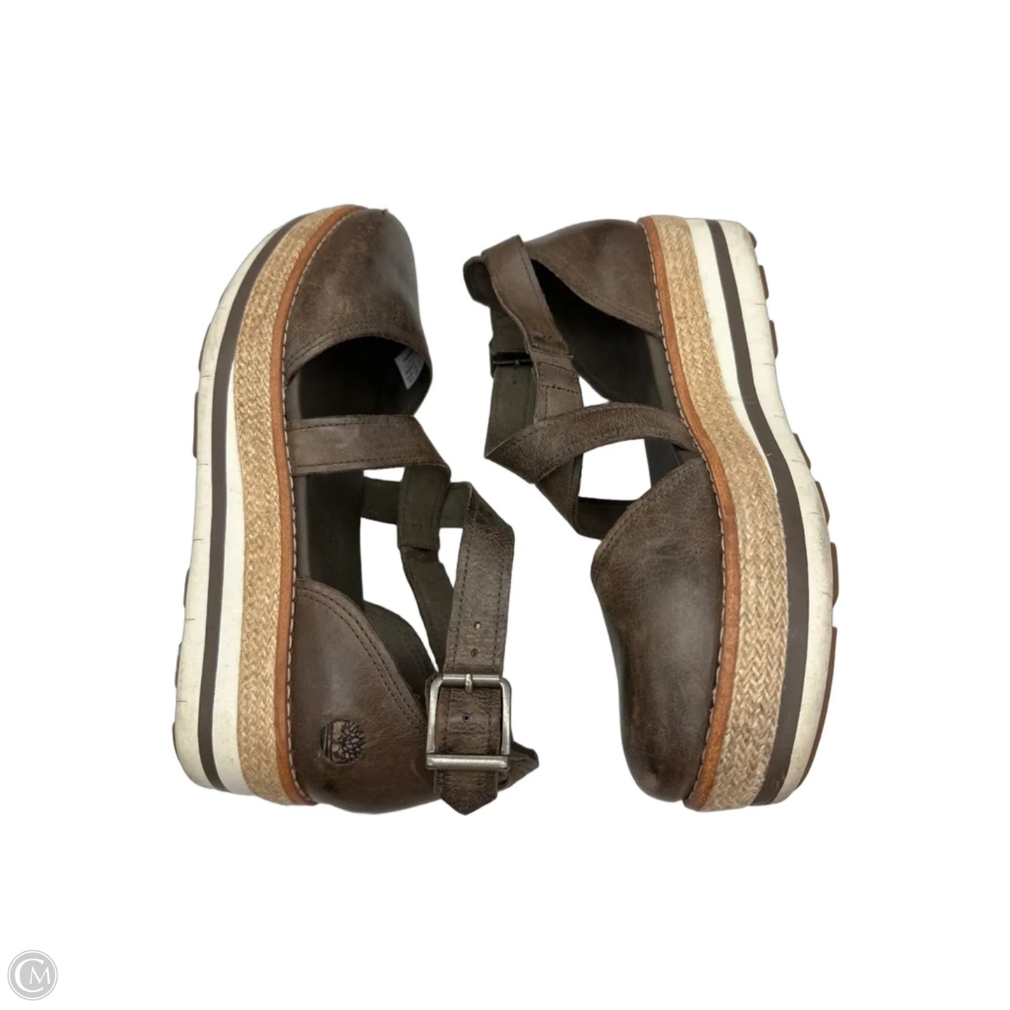 Shoes Heels Platform By Timberland In Brown, Size: 7.5