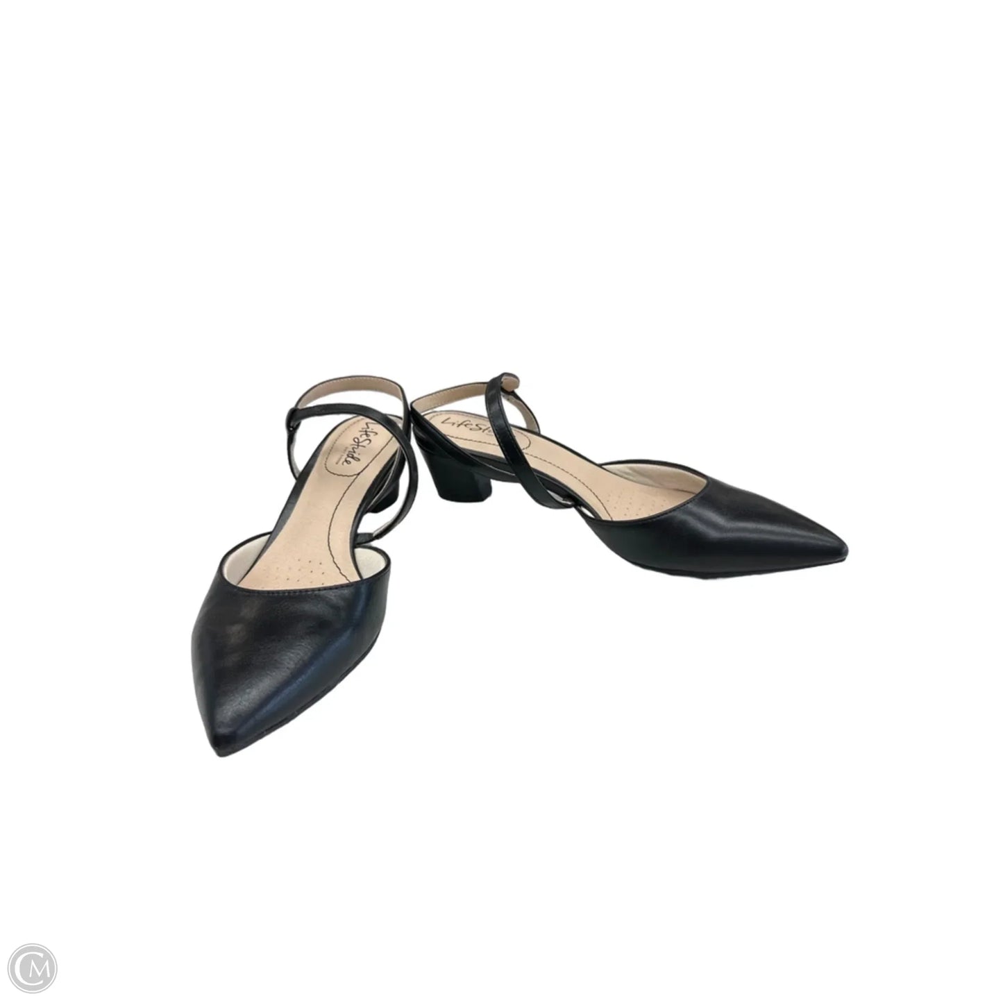 Shoes Heels Kitten By Life Stride In Black, Size: 7