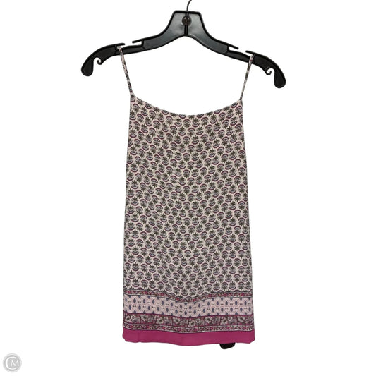 Top Sleeveless By Loft In Floral Print, Size: S