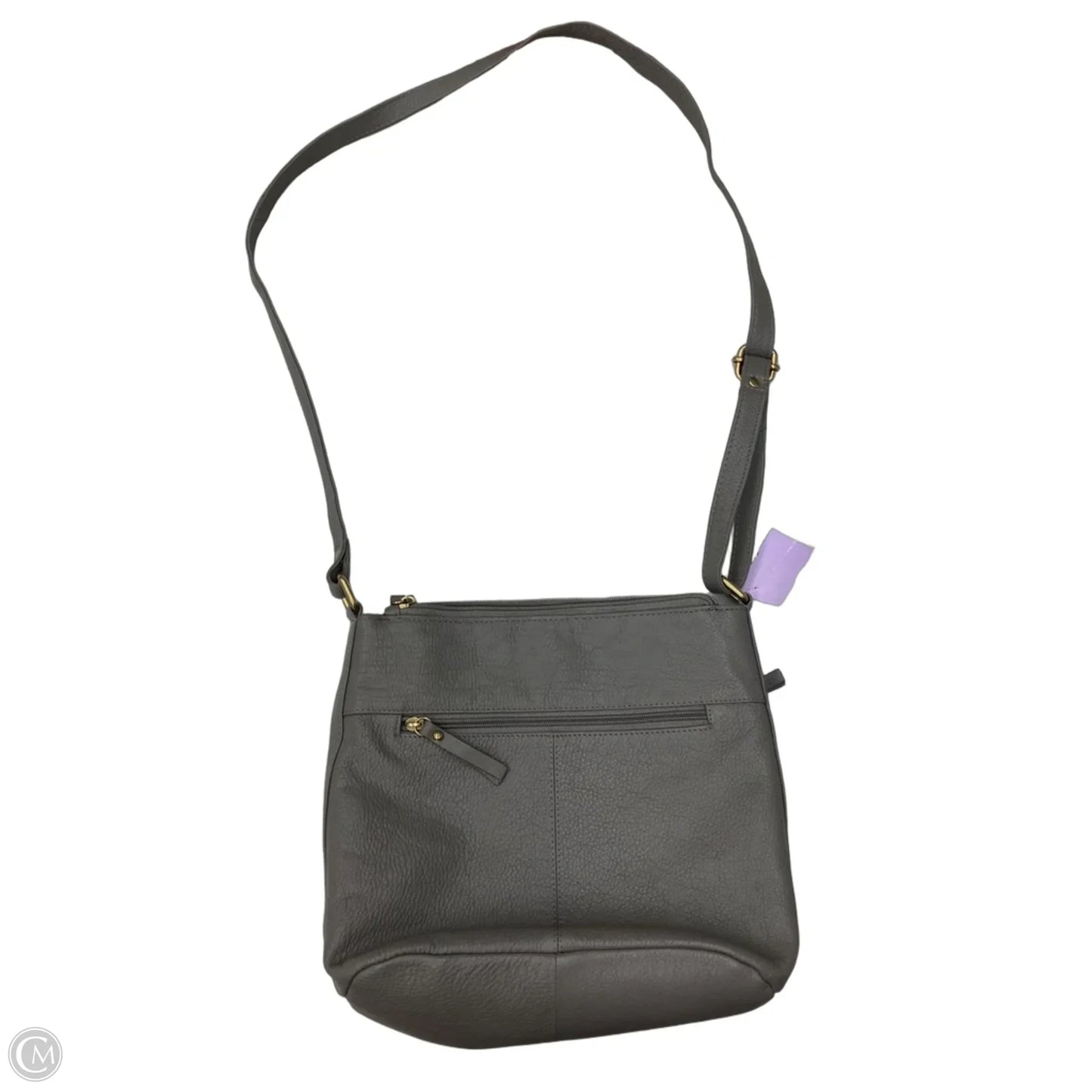 Crossbody Leather By Clothes Mentor, Size: Medium