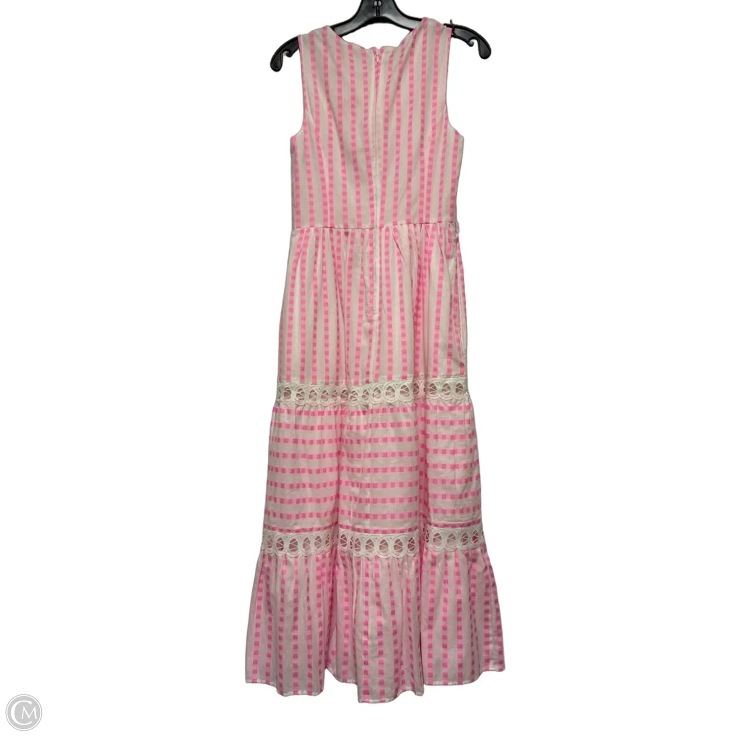 Dress Designer By Lilly Pulitzer In Pink & White, Size: Xs