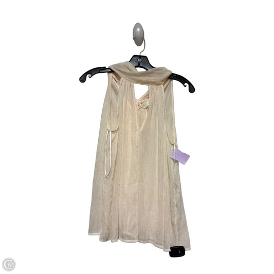 Top Sleeveless By H&m In Cream, Size: Xs