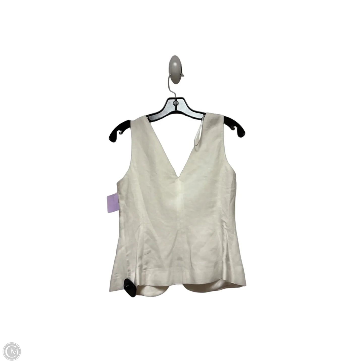 Top Sleeveless By H&m In White, Size: Xs