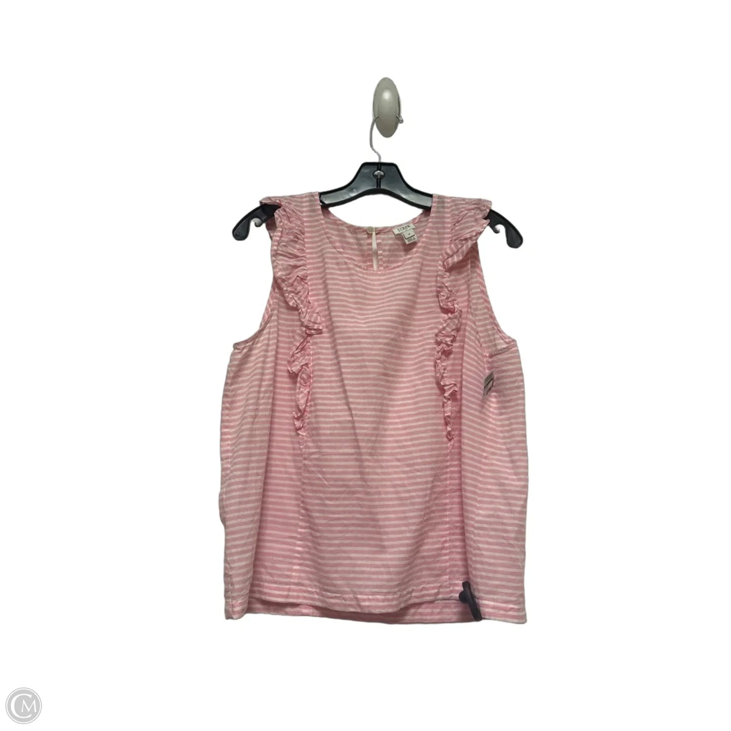Top Sleeveless By J. Crew In Striped Pattern, Size: Xl