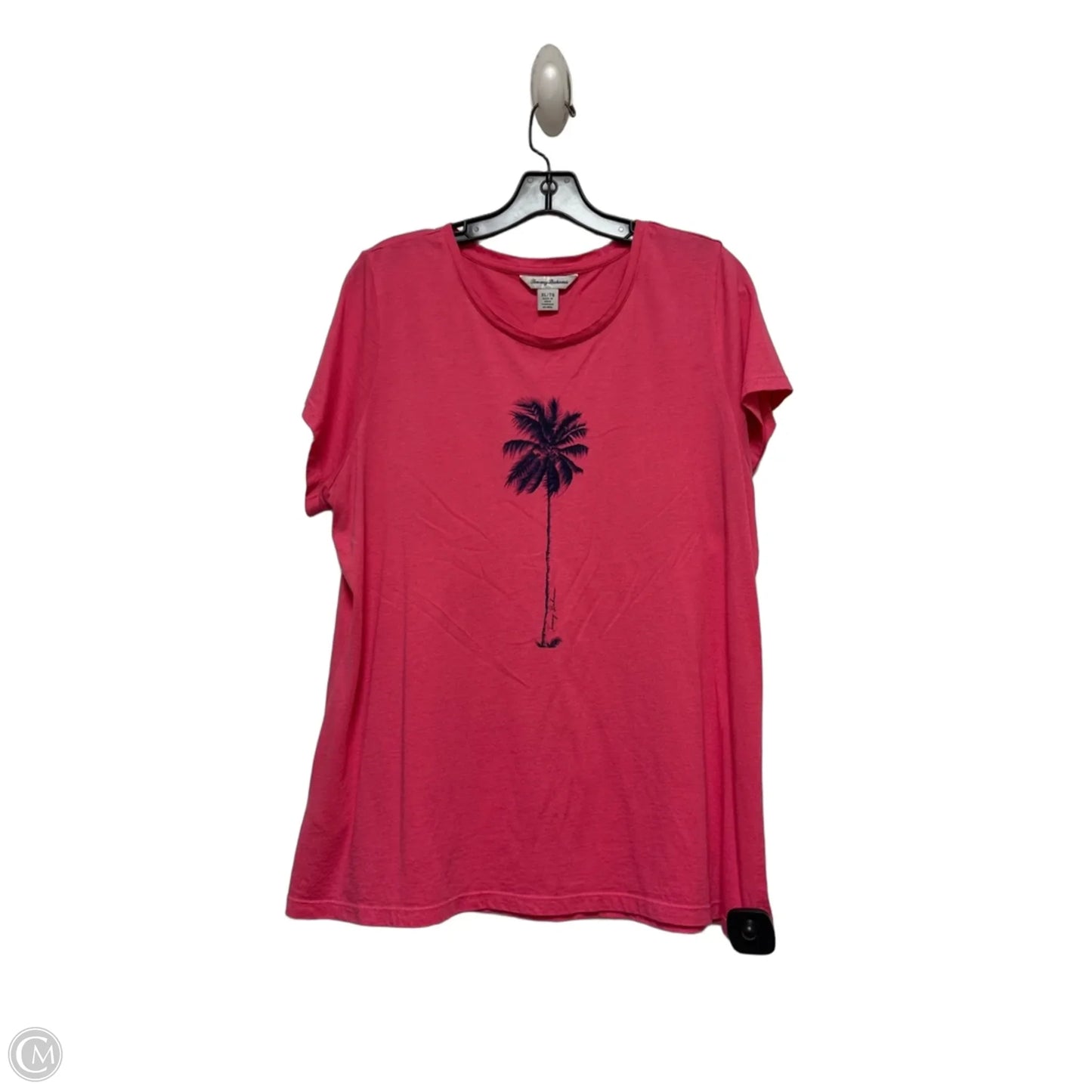 Top Short Sleeve Basic By Tommy Bahama In Pink, Size: Xl