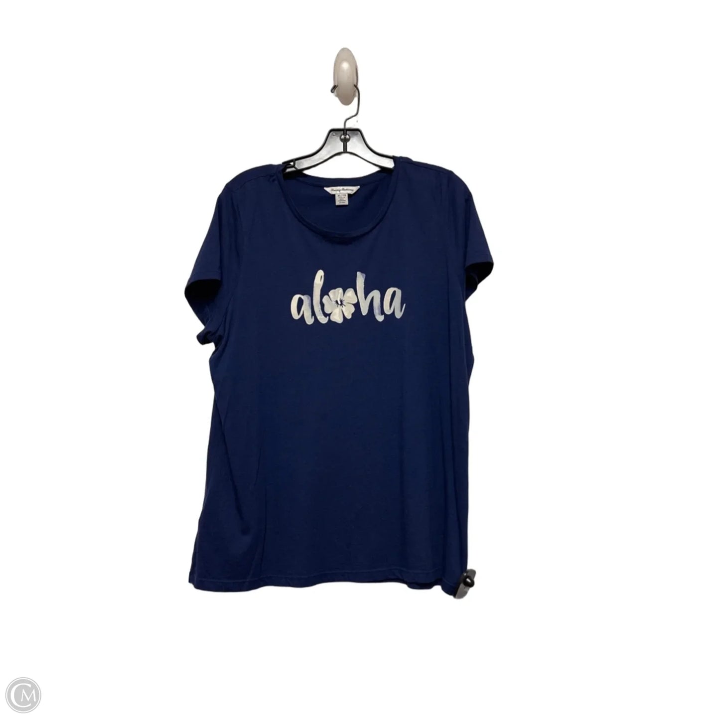 Top Short Sleeve Basic By Tommy Bahama In Blue, Size: Xl