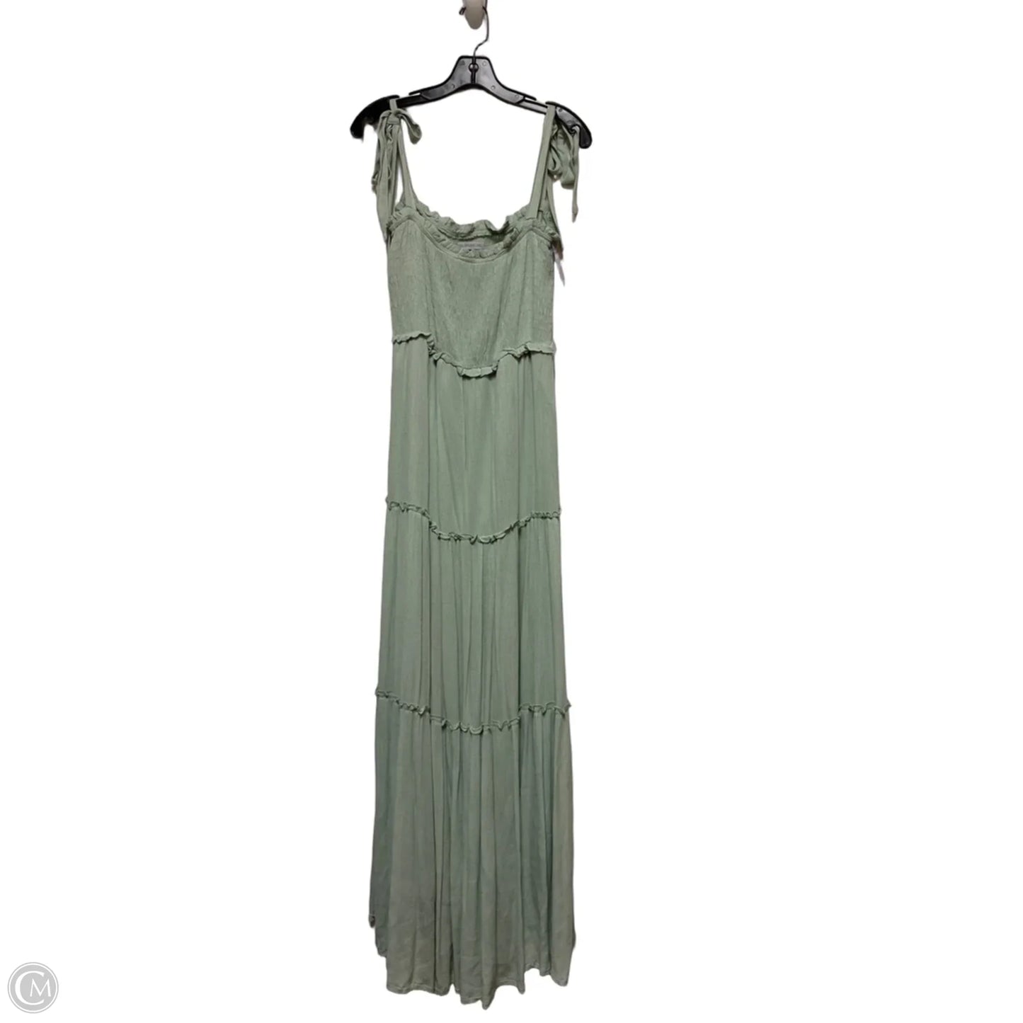 Dress Casual Maxi By Miss Sparkling In Green, Size: L